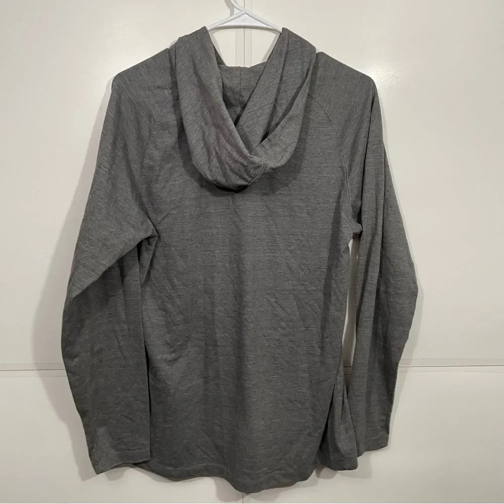 The North Face Grey Lightweight Hooded Long Sleeve T-Shirt